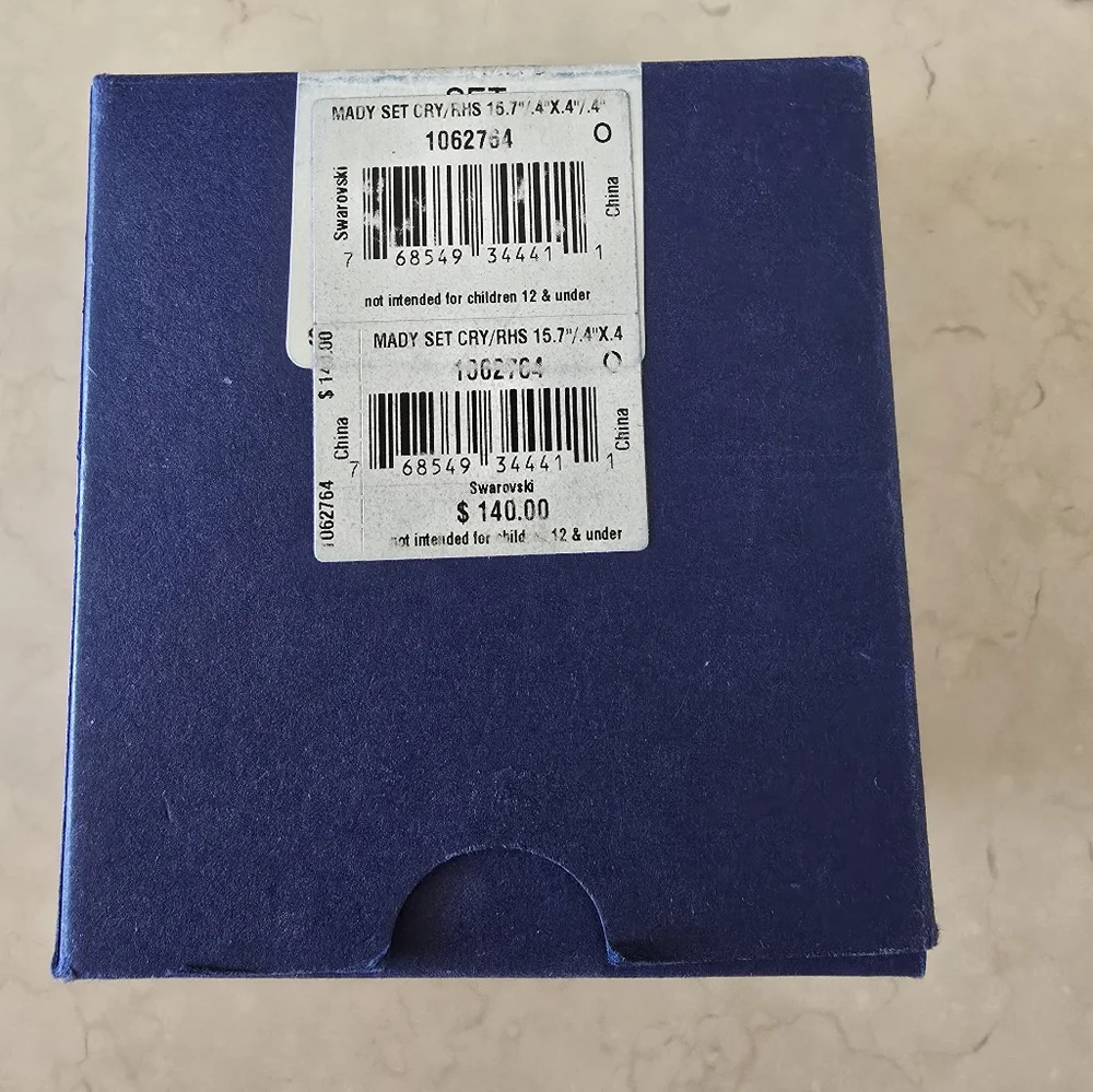 Swarovski Silver Necklace and Earring Set - Picture 5 of 6